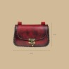 Pochette cuir rouge