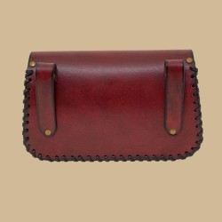 Pochette rouge croix celtique