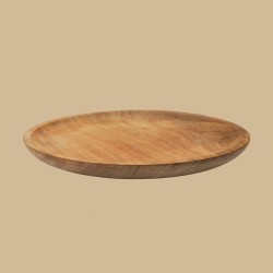 Assiette en bois