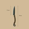 Forged medieval knife