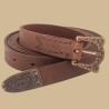 Ceinture viking marron