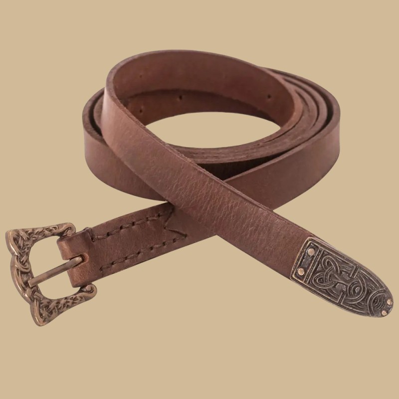 Ceinture viking marron