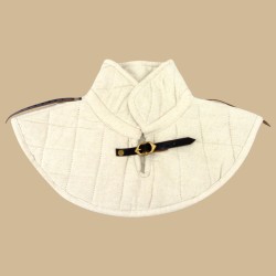 Ecru padded collar