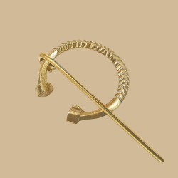 Brass fibula