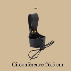 Suspension Cuir Vert pour corne