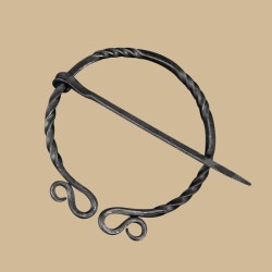 Hand forged iron twisted...