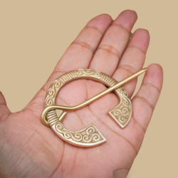 Celtic brass fibula