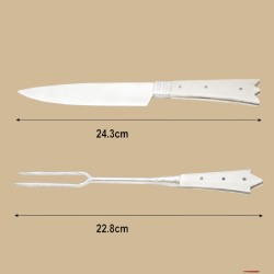 Couteau et pique médiéval