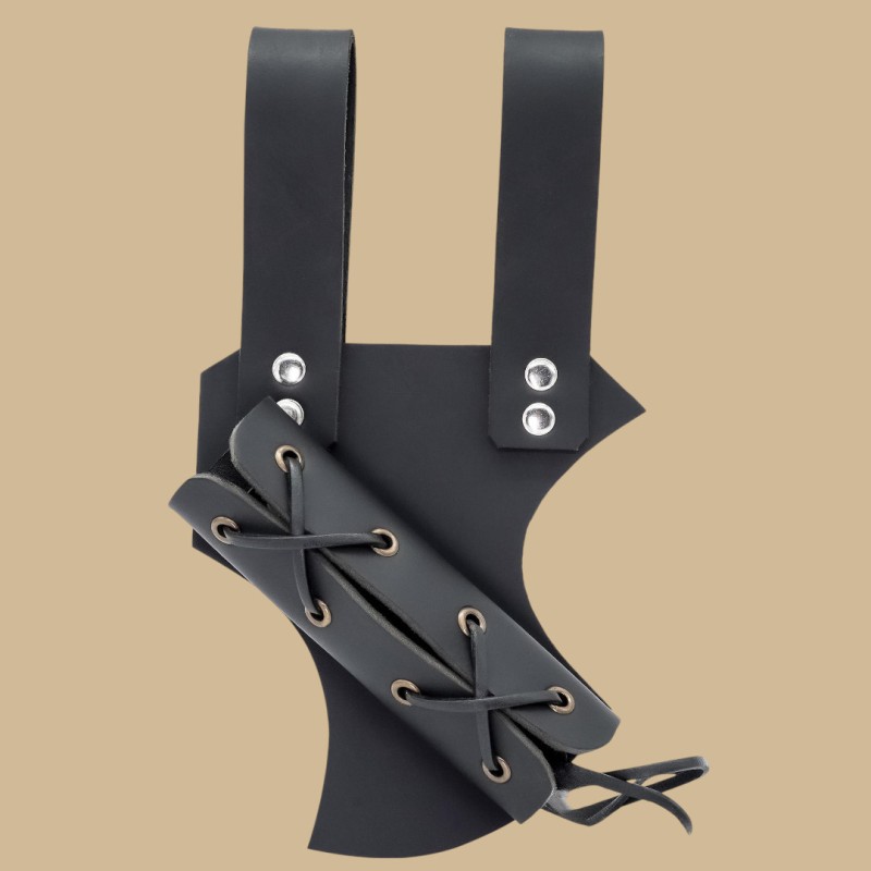 Suspension cuir noir