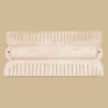 Double-sided bone comb