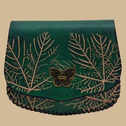 Pochette verte elfique